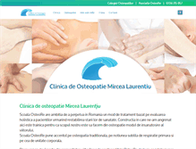 Tablet Screenshot of osteopatie-romania.net